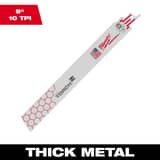 Milwaukee® Torch 9 10 TPI TORCH SAWZALL BLADE FOR THICK METAL BULK 25 M48012713 at Pollardwater