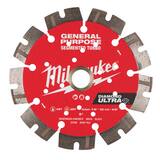 Milwaukee® 5 DIAMOND ULTRA SEGMENTED TURBO GENERAL PURPOSE DIAMOND BLADE M49937526 at Pollardwater