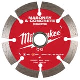 Milwaukee® 4 SEGMENTED MASONRY & CONCRETE DIAMOND BLADE M49939302 at Pollardwater