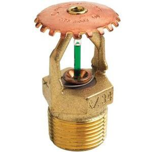 3/4 in. 286F 8K Quick Response and Upright Sprinkler Head in Plain Brass