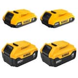DEWALT 20V Max Compact 4Ah Battery DDCB240YY at Pollardwater