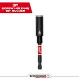 Milwaukee® Shockwave SHOCKWAVE IMPACT DUTY 3IN SCREW-HOLDING BIT HOLDER M48327903 at Pollardwater