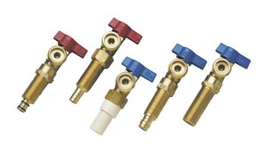 Brass Alloy Valve in Red
