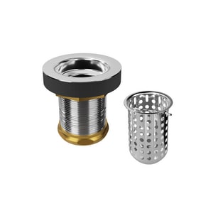 2 in. Brass and Rubber Basket Strainer