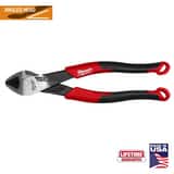 Milwaukee® 8 in. Angled Head Diagonal Comfort Grip Cutting Pliers MMT558A at Pollardwater