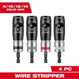 Milwaukee® 4PC SOLID WIRE STRIPPER SET M48326406 at Pollardwater