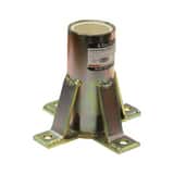 FallTech Floor-mount Plated Steel Bolt-on Fixed Davit Base F65060FMZ at Pollardwater