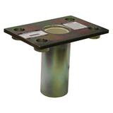 FallTech Flush-Mount Plated Steel Bolt-On Fixed Davit Base F65020BFZ at Pollardwater