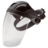 DeltaPlus Deluxe Face Shield System with Ratchet Headgear and PC Shield in Black DWELE12 at Pollardwater