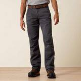 Ariat® Rebar® M4 Relaxed DuraStretch Washed Twill Dungaree Boot Cut Pant in Rebar Grey, Size 42x30 A100259734230 at Pollardwater
