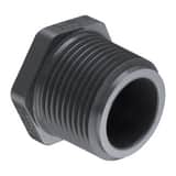 MIPT Schedule 80 Domestic PVC Plug in Grey S850003 at Pollardwater