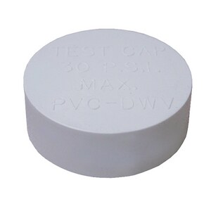 2 in. PVC DWV Test Cap in White