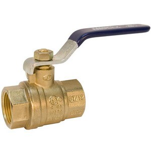 2-1/2 in. Forged Brass Full Port NPT 400# Ball Valve