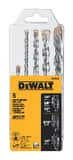 DEWALT 1/4 in, 3/16 in, 3/8 in, 1/2 in. x 3/16 in, 1/4 in, 3/8 in, 1/2 in. SDS-Plus Masonry 5 Piece DDW5470 at Pollardwater