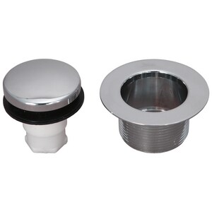 Brass Toe-Tap Drain in Chrome