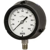 WIKA Bourdon 4-1/2 in. Stainless Steel and Thermoplastic Dry Pressure Gauge W9834567 at Pollardwater
