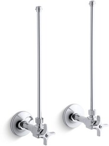 Sink 3/8 x 12 in. Supply Kit in Polished Chrome