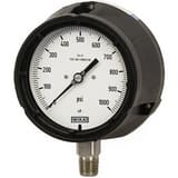 WIKA XSEL® Models 212.34 4-1/2 in. 30 psi Brass Dry Pressure Gauge W9834125 at Pollardwater