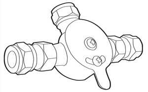 3/8 in. Compression Mixing Valve