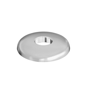 1 in. Plastic Hinged Escutcheon in Chrome