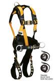 FallTech Journeyman Flex® 4D Construction Full Body Harness Size Large F7035FDL at Pollardwater