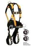 FallTech Journeyman Flex® 4D Construction Full Body Harness Size Medium F7035FDM at Pollardwater