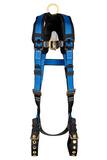 FallTech Contractor Plus 2D Standard Non-Belted Full Body Harness, Tongue Buckle Leg Adjustment, X-Large F7016BFDXL at Pollardwater