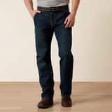 Ariat® Rebar® M4 Low Rise DuraStretch Workhorse Boot Cut Jean in Phantom Blue, Size 32x30 A100183773230 at Pollardwater