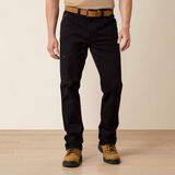 Ariat® Rebar® M4 Low Rise DuraStretch Made Tough Stackable Straight Leg Pant in Black, Size 38x34 A100410833834 at Pollardwater