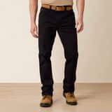 Ariat® Rebar® M4 Low Rise DuraStretch Made Tough Stackable Straight Leg Pant in Black, Size 38x32 A100410833832 at Pollardwater