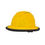 Radians The Judge Type I Class C Vented Full Brim Hard Hat with 6-Point Ratchet Suspension in Yellow RRHJ6VYELLOW at Pollardwater