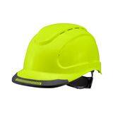 Radians Hypeman Type I Class G & E Vented Cap Style Hard Hat with 6-Point Ratchet Suspension in Hi-Viz Lime RRHH6VHVLIME at Pollardwater