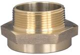 Dixon Valve & Coupling 3 in. FNPT x 2-1/2 in. MNST Brass Hex Nipple DFM3025F at Pollardwater