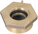 Dixon Valve & Coupling FNST x MNPT Domestic Cast Brass Hex Nipple DFM25F30T at Pollardwater