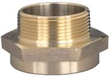 Dixon Valve & Coupling 2 x 1-1/2 in. FNPT x MNST Domestic Cast Brass Hex Nipple DFM2015F at Pollardwater