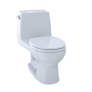 1.6 gpf Round One Piece Toilet in Cotton