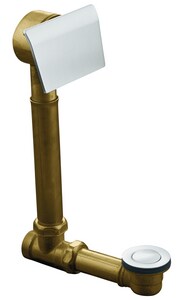 Brass Trip Lever Drain in Vibrant Polished Nickel