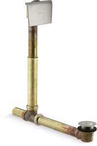 Brass Trip Lever Drain in Vibrant Brushed Nickel