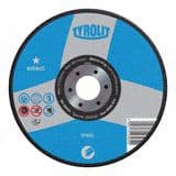 TYROLIT Type 27 3 in x 1/4 in x 3/8 in Basic Depressed Center Wheel for Steel D45190 at Pollardwater
