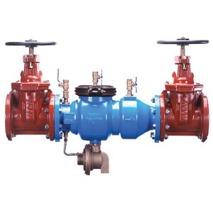 3 in. Ductile Iron Barbed 175 psi Reduced Pressure Principle Backflow Preventer