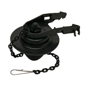 Black Rubber Universal Solid Frame 2 in. Flapper