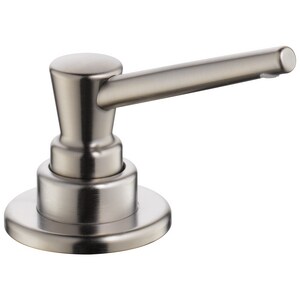 10 oz. Deck Mount Plastic Soap & Lotion Dispenser in Brilliance<REG/> Stainless