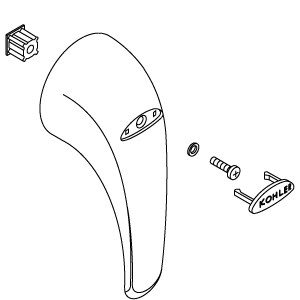 Handle Kit in Polished Chrome