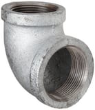FPT 150# Galvanized 90 Degree Malleable Iron Reducing Elbow IG9FD at Pollardwater