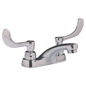 Two Handle Centerset Bathroom Sink Faucet in Polished Chrome