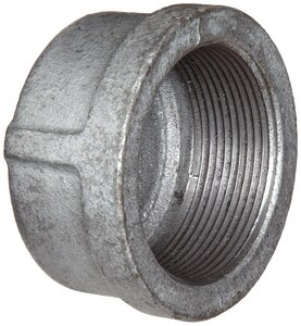 galvanized cap malleable iron threaded ferguson pipe