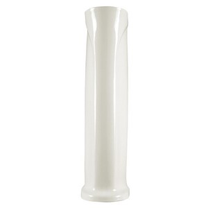 8 in. Pedestal Sink Base in White