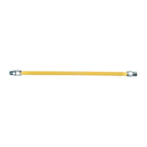 1/2 in. FIP x MIP 24 in. Gas Appliance Connector in Yellow
