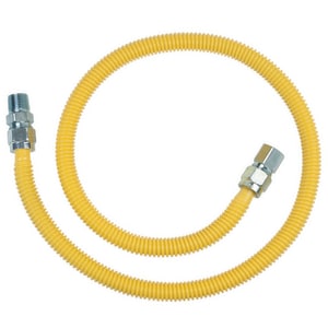 1/2 in. FIP x MIP 48 in. Gas Appliance Connector in Yellow