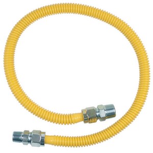 3/4 x 1/2 in. MIP 36 in. Gas Appliance Connector in Yellow